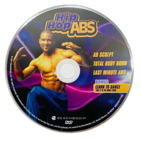 BeachBody Shaun T's Hip Hop Abs (DVD, 3-Disc Set, 2011) Fitness Workout Program - Picture 11 of 12